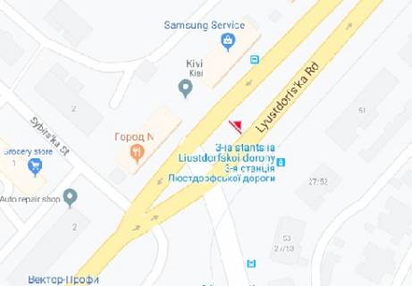 Білборд, Бігборд (Борд)  B у Одесі, 3x6  Люстдорфська дорога, 88в схема