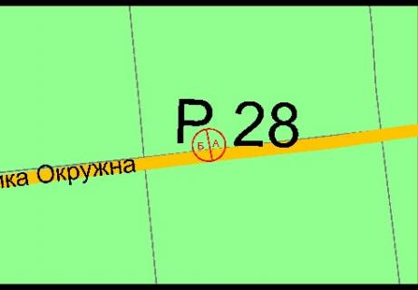 Billboard A in Kyiv, 3x6  Bol'saa Kol'cevaa doroga, 1500 m dvizenia k Gostomel'skomu sosse scheme