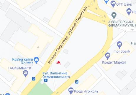 Нестандарт  у Вінниці Пирогова ул., 4 (№4) схема