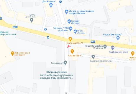 Нестандарт  в Житомире Большая Бердичевская ул., 4 схема