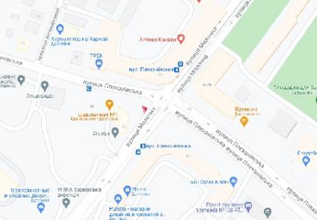 Нестандарт  в Харькове Плехановская ул., 40 схема