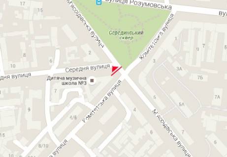 Призма A в Одессе Мясоедовская ул., 4 - Олександра Свіща вул. (Середня)., 1 - 320110 схема