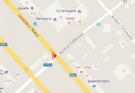 Призматрон, Призма A у Чернігові, 3x4  Мира пр. - Київська вул. - Івана Мазепи (Щорса) вул. - 65728 схема