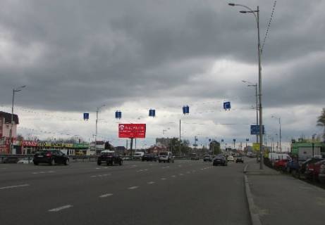 Видеоборд A в Киеве Кільцева дорога, розподілювач (навпроти буд. №36 по Зодчих вул., у напрямку до просп. Берестейський (Перемоги).) - 341072 фото 1