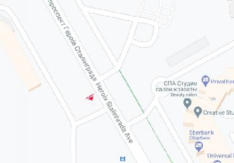 Бэклайт B в Киеве, 4x8  Оболонський просп., 2а схема