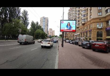 Видеоборд A у Києві, 2.32x3.14  Вячеслава Черновола ул., 27 - Речная ул. (за 100 метров до перекрестка с Рыбалко ул.) - 341123 Фото 1