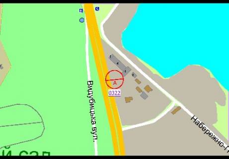 Video Billboard A in Kyiv, 3x6  Naddnepranskoe sosse (500m do mosta Patona, k centru) - 340526 scheme