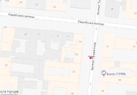 Беклайт A у Одесі Італійська вул. (Пушкінська)., 30 схема