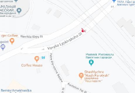 Нестандарт A у Києві, 2x8  Липковского ул. (бывш. Урицкого ул.) (8) схема