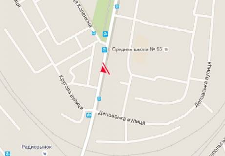 Призма A в Запорожье Моторостроителей ул. - Центральный рынок - 317532 схема