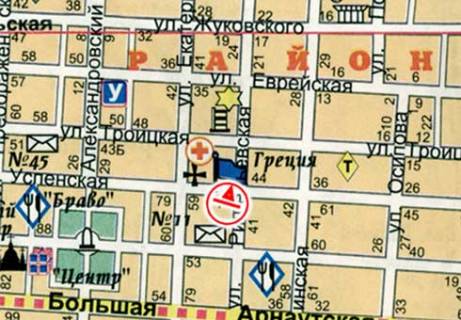 Scrolller, Scroll A in Odessa Risel'evskaa st., 44 - Uspenskaa st. A1 - 320408 scheme