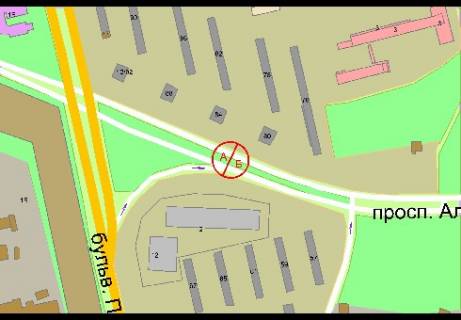 Prismatron, Prism A in Kyiv, 3x6  Navoi Alisera av., 69 (razdelitel', 100 m posle perekrestka s Perova b-rom) - 303289 scheme