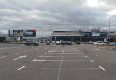 Билборд B в Киеве, 4x16  Медовая ул., 2 Площадь перед въездом в Терминалы А и D (Терминал А) фото 1