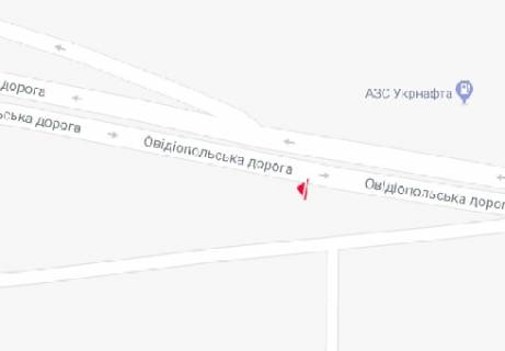 Билборд A в Одессе, 3x6  Овідіопольська дорога, ТЦ "Метро" (№6) схема