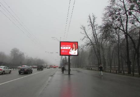 Видеоборд A в Киеве, 2.32x3.14  просп. Берестейський (Перемоги)., парк КПИ, (напротив зоопарка, движение к центру) - 383731 фото 1