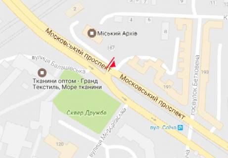 Призма A в Харькове Московский пр., 187 - 320853 схема