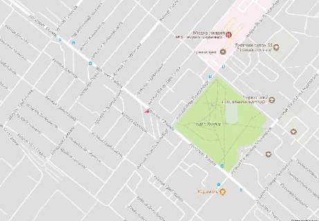 Билборд B в Черкассах, 3x6  Хіміків просп., 42 - Рози Люксембург вул. схема