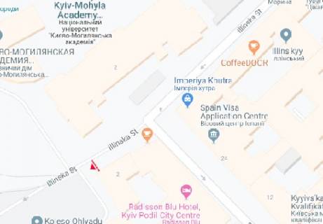 Бэклайт A в Киеве Контрактова пл., 2 схема