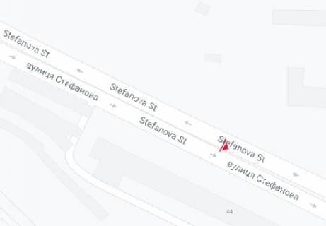 Билборд B в Запорожье, 3x6  Стефанова вул., 42 схема