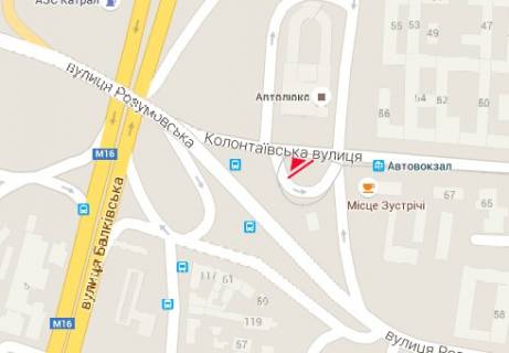 Білборд, Бігборд (Борд)  A у Одесі, 3x6  Колонтаївська вул., 71 схема
