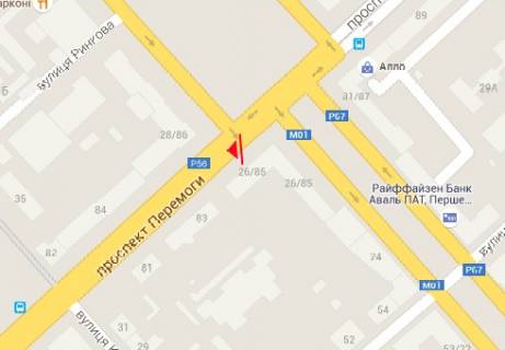 Сiтiлайт B у Чернігові Победы пр., 85 схема