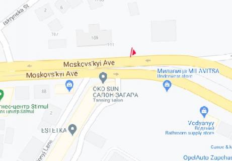 Скроллер A в Харькове просп. Героїв Харкова (Московський)., 111 - 320906 схема