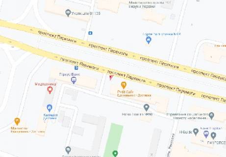 Нестандарт  в Киеве Победы пр., 7 схема