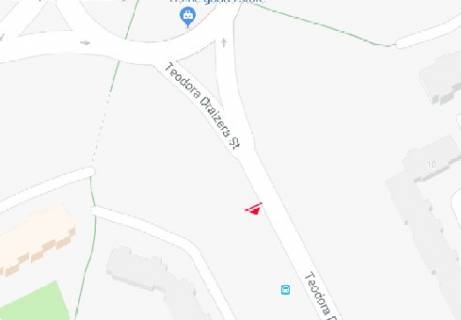 Билборд B в Киеве, 3x6  просп. Червоної Калини (Володимира Маяковського). - Драйзера Теодора вул., 11 схема