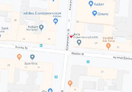 Ситилайт A в Одессе, 1.8x1.2  Екатерининская ул., 025 А схема
