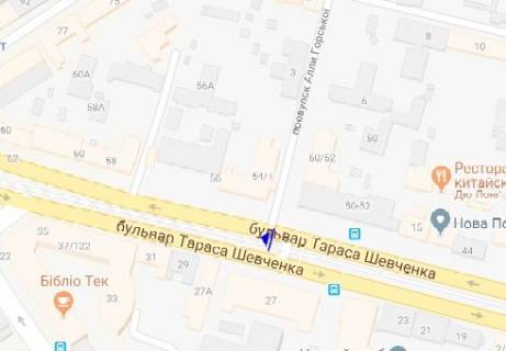 Ситилайт A в Киеве Шевченко б-р. схема