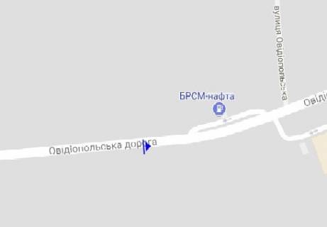 Билборд B в Одессе, 3x6  Овідіопольська дорога, Клеверний міст (№4) схема