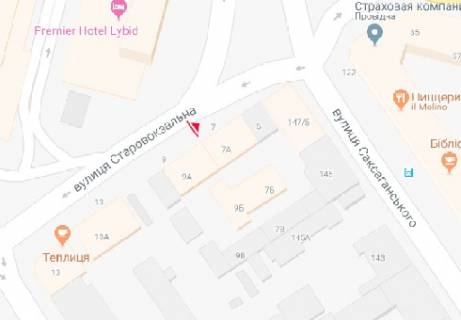 Скроллер A в Киеве Старовокзальная ул., 7 - 318075 схема