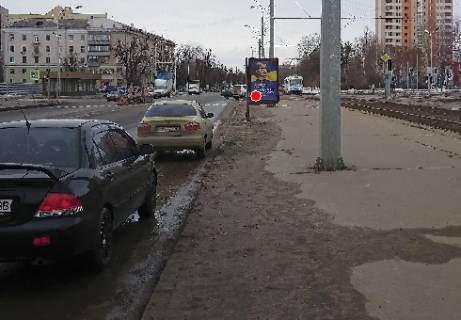 Ситилайт A в Харькове, 1.8x1.2  Георгія Тарасенка (Плеханівська) вул. - Дмитра Коцюбайла вул. (Державінська) фото 1