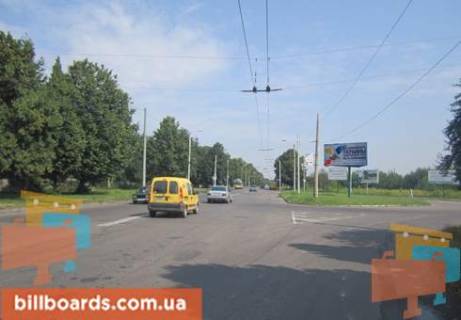 Билборд A в Луцке, 3x6  Львовская ул. - Окружная ул., кольцо, въезд фото 1
