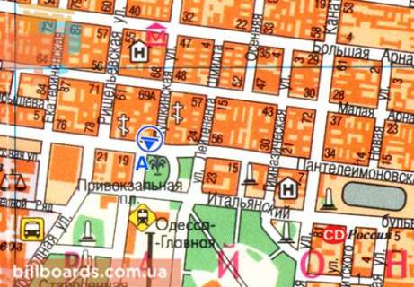 Scrolller, Scroll A in Odessa, 2.32x3.14  Puskinskaa st., 78 - Pantelejmonovskaa st. - 62303 scheme