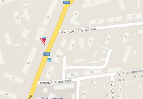 Билборд B в Чернигове, 3x6  Івана Мазепи вул. (Щорса вул.), 43 схема