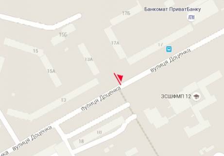 Билборд A в Чернигове, 3x6  Соборності вул.,13А-17А схема