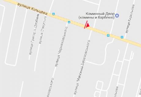 Билборд A в Чернигове Кольцевая ул. - Архитектурная ул. схема