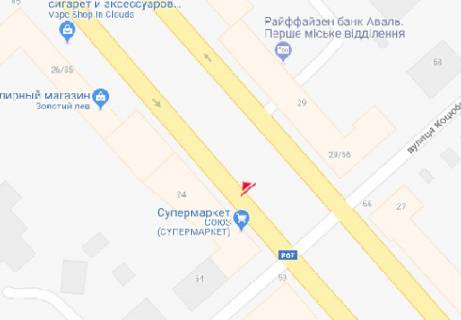 Бэклайт A в Чернигове Миру просп., 24 схема