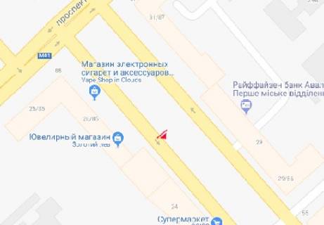 Бэклайт B в Чернигове Миру просп., 24 схема