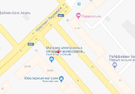 Бэклайт B в Чернигове Миру просп., 26 схема