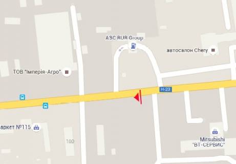 Билборд A в Кропивницкий (Кировоград), 3x6  Героїв Маріуполя вул. (Генерала Родимцева)., 123 схема