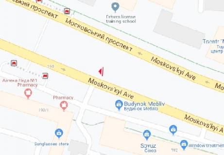 Билборд A в Харькове, 3x6  просп. Героїв Харкова (Московський), 192 схема