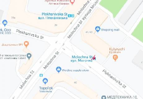 Беклайт A у Харкові Плехановська вул., 41-43 схема