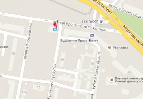 Бэклайт A в Харькове Броненосця "Потьомкін`" вул. - Героїв Харкова просп. (Московський просп.), 96 схема
