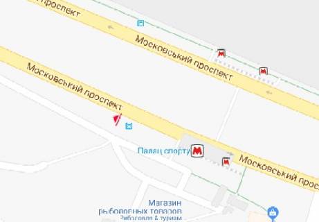 Бэклайт A в Харькове Героїв Харкова просп. (Московський просп.), 144 схема
