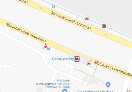 Бэклайт B в Харькове Героїв Харкова просп. (Московський просп.), 144 схема