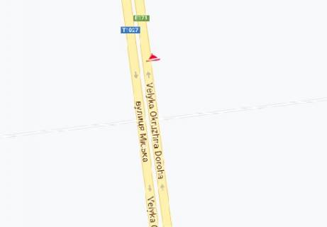 Билборд B в Киеве, 3x6  Городская ул. схема
