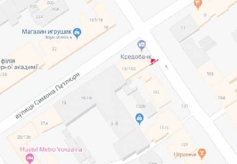 Беклайт B у Києві Саксаганського вул., 135/13 схема