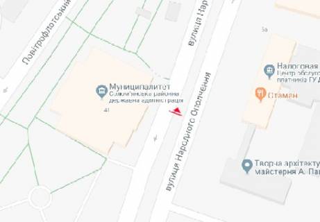 Бэклайт A в Киеве Народного ополчення вул., 3 схема